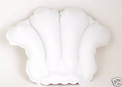 Terry Cloth Inflatable Bath Pillow
